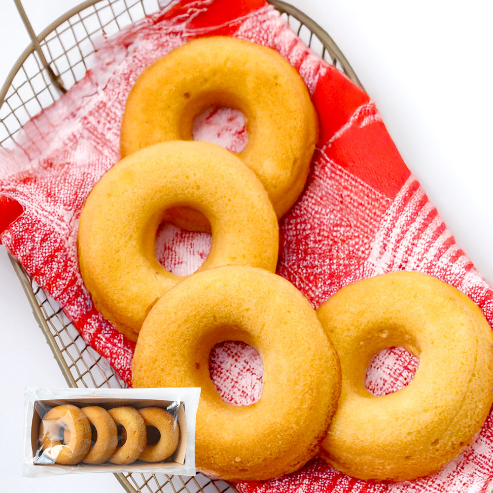 成城石井自家製 米粉入り焼きドーナツ 4個 | D+2