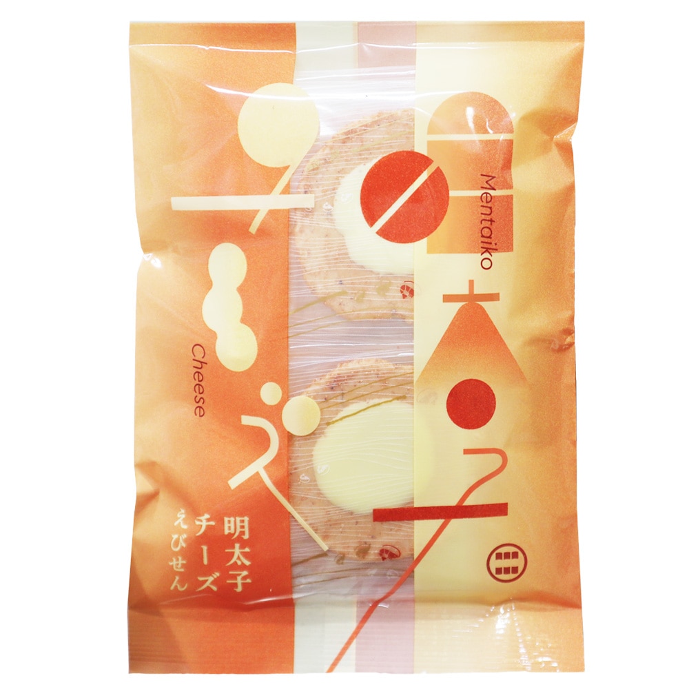 遠州屋 明太子チーズえびせんべい 8枚｜D+2