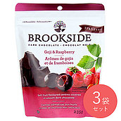ブルックサイド ダークチョコレート ゴジ＆ラズベリー 235g×3袋