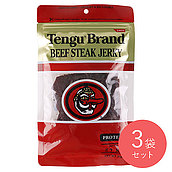 テング ビーフステーキジャーキー レギュラー 93g×3袋