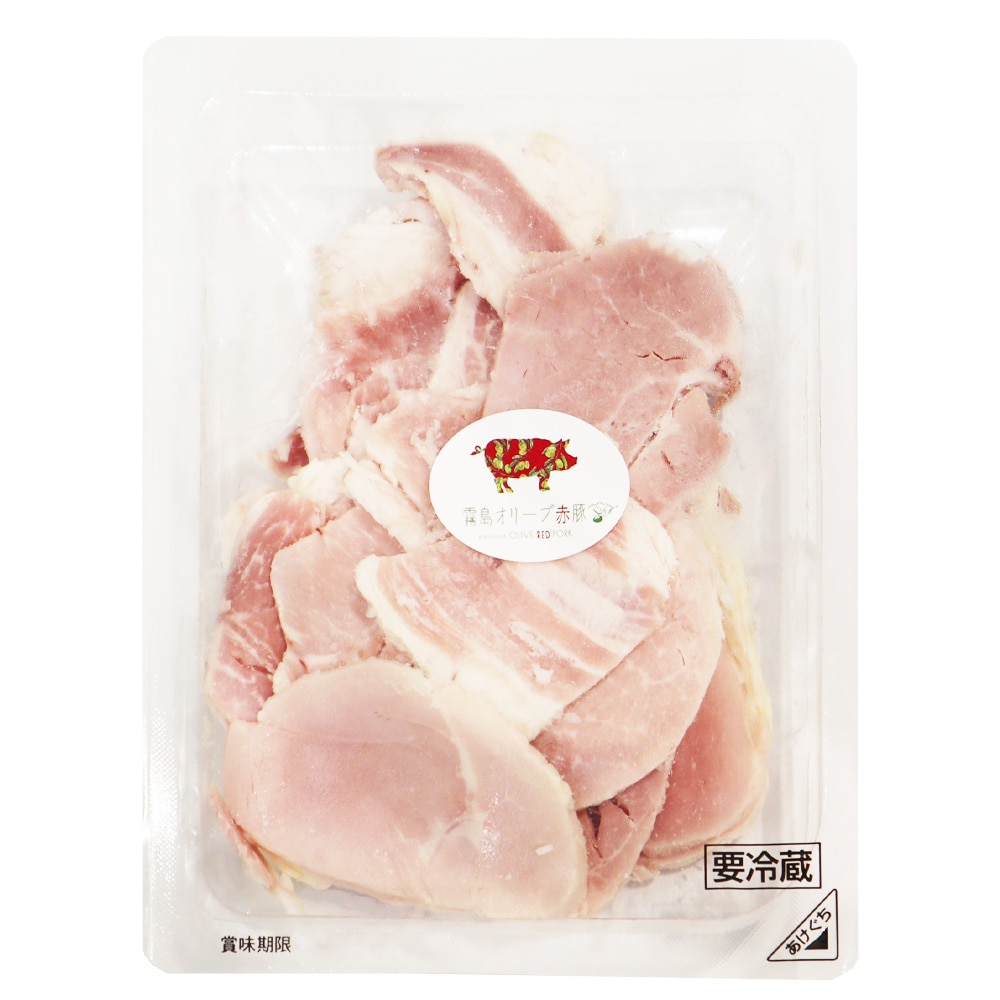 丸正フーズ 霧島オリーブ赤豚使用 モモハム切落し 200g