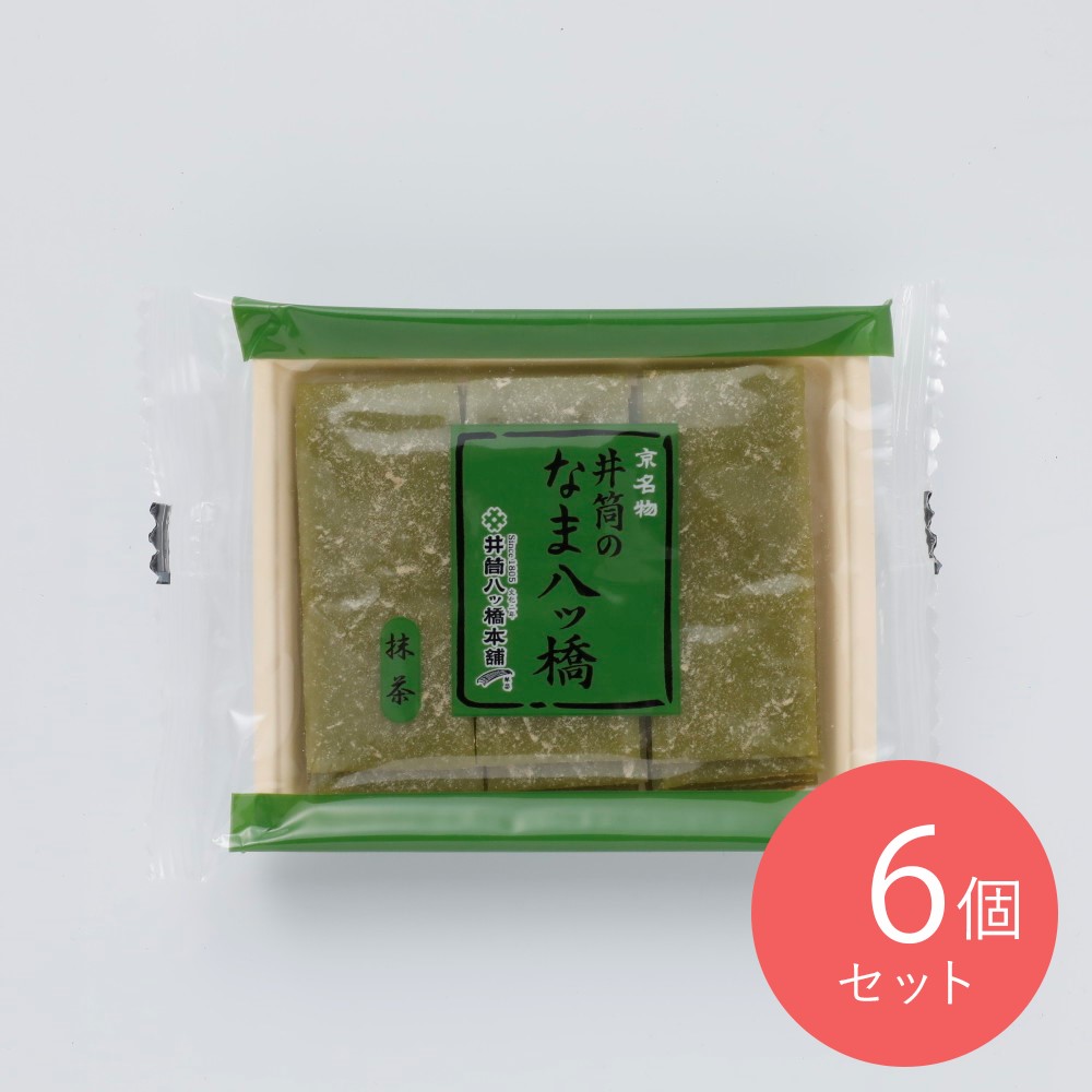 井筒八ツ橋本舗 生八ツ橋抹茶 18枚入×6個 | D+2