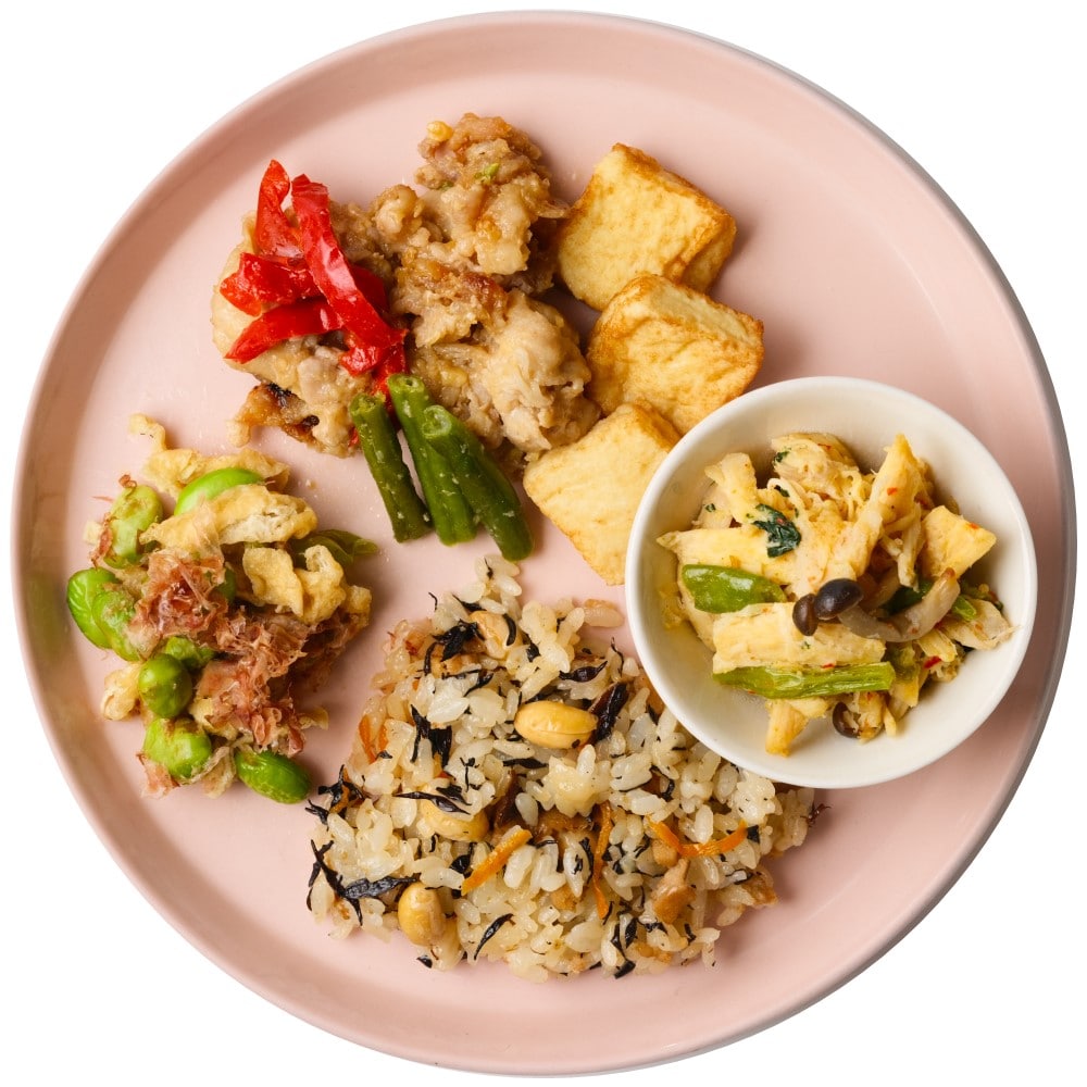 成城石井 やまだ式ロカボBento 豚肉西京焼きと蒸し鶏きのこ炒めの和風弁当 1食