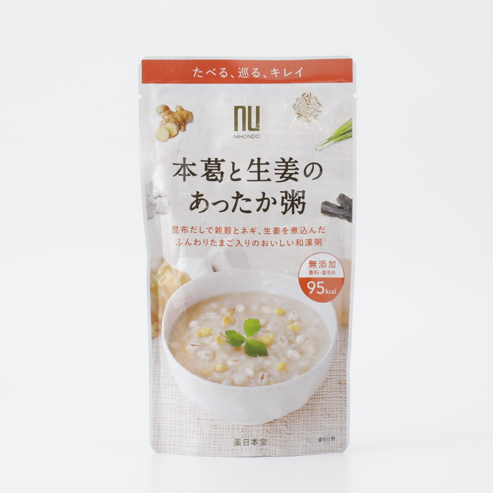 薬日本堂 本葛と生姜のあったか粥 180g