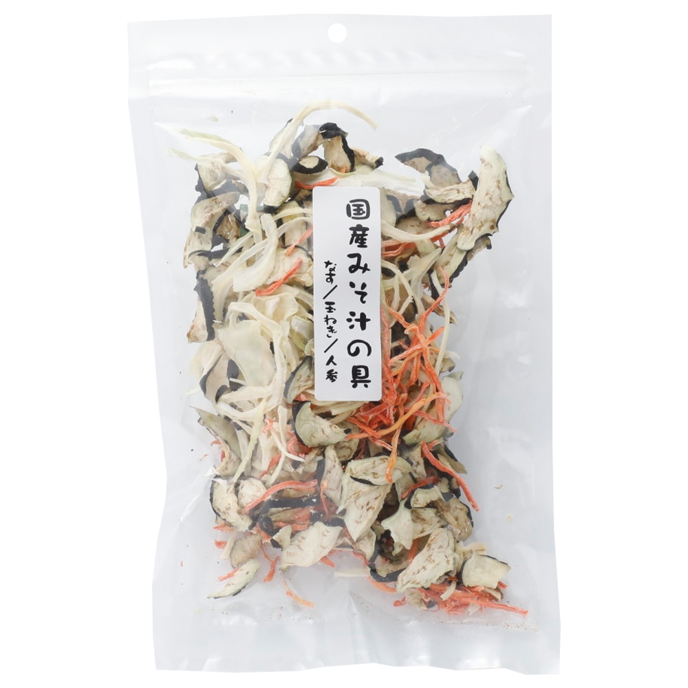きのこ総合センター 国産乾燥みそ汁の具 (なす/玉ねぎ/人参) 35g
