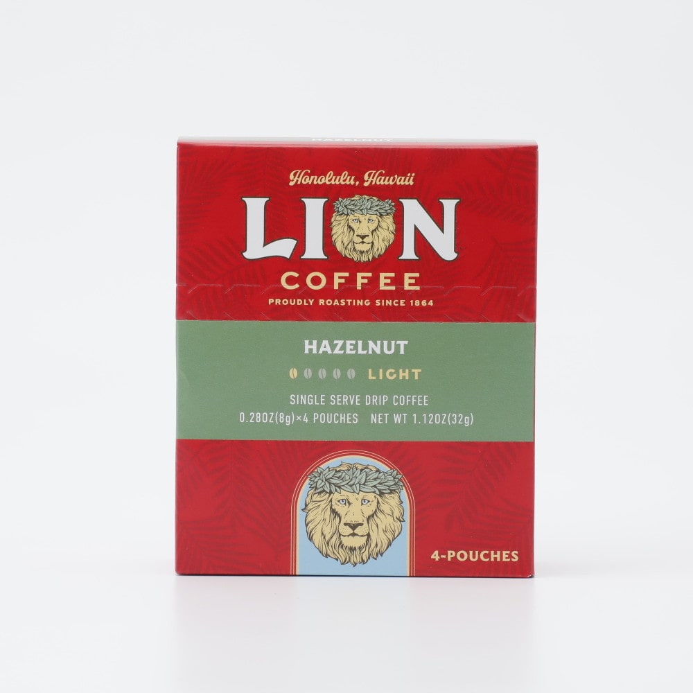 ライオンコーヒー シングルサーブ ヘーゼルナッツ 8gx4P