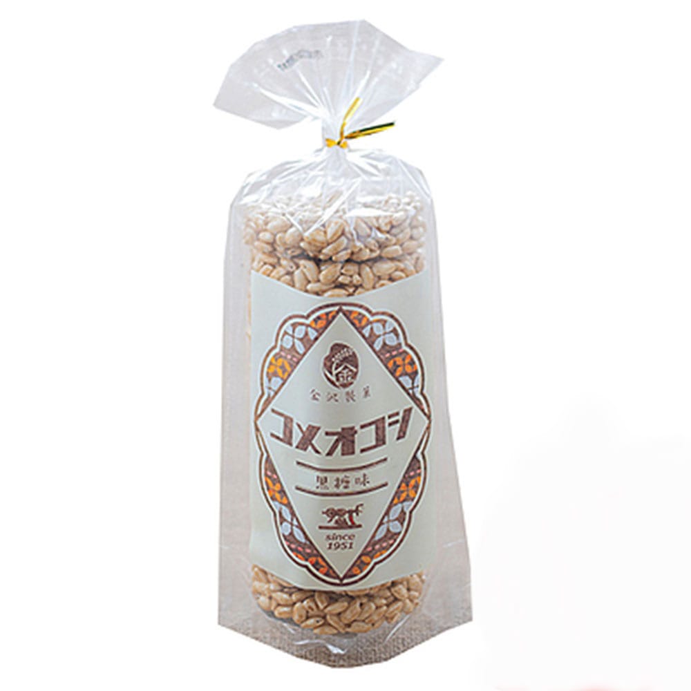 金沢製菓 コメオコシ（黒糖味） 10枚