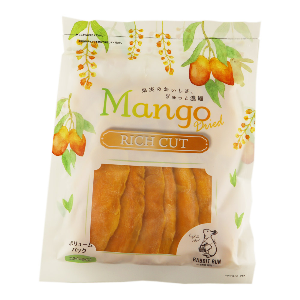 【業務用】らびっとらん タイ産 リッチカットドライマンゴー 500g | 業務用規格