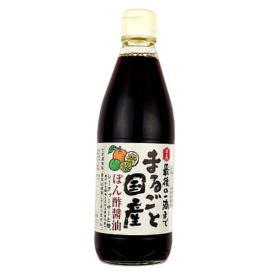 マンネン酢 まるごと国産ぽん酢醤油 360ML