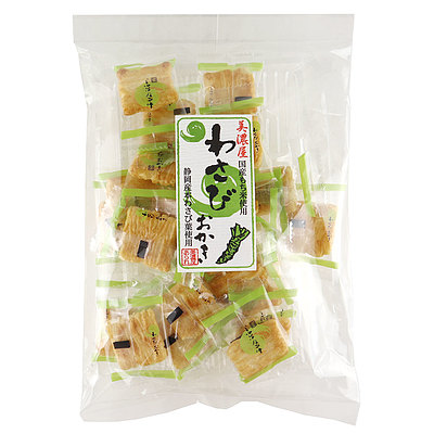 美濃屋あられ わさびおかき 80g