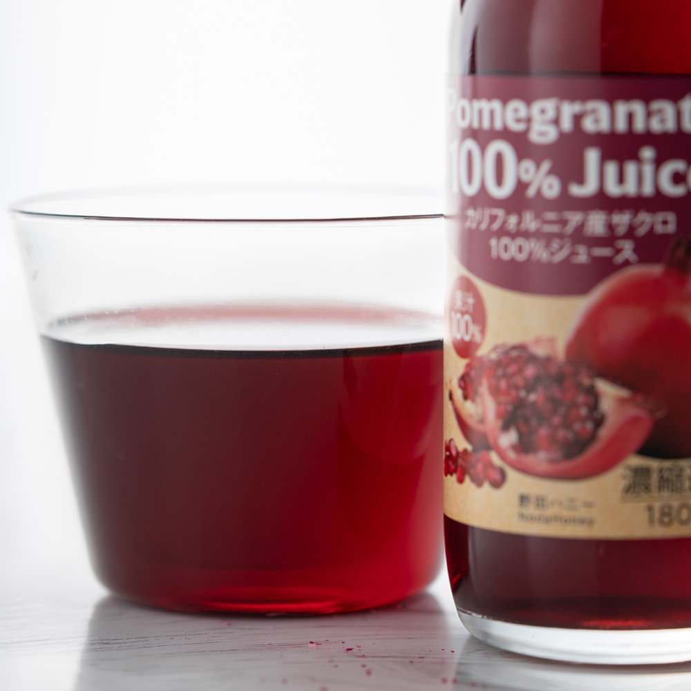 野田ハニー カリフォルニア産ザクロ100％ジュース 180ml