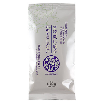 新緑園 宮崎濃い煎茶 おもてなしの想い 100g