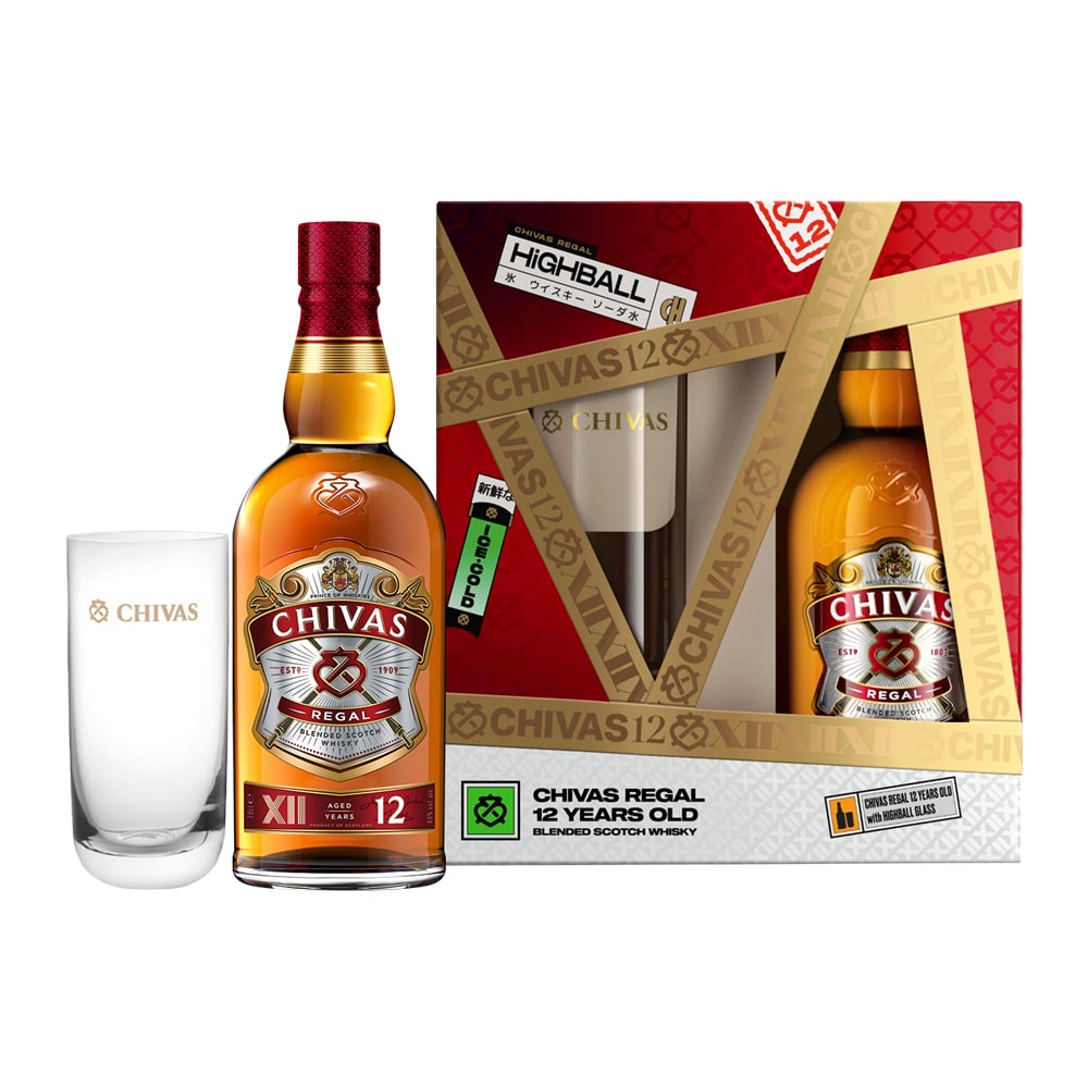 ブレンデッドスコッチウイスキー シーバスリーガル12年 グラスセット 700ml | ペルノ・リカール正規輸入品