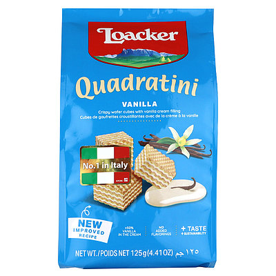 ロアカー クワドラティーニ バニラ 125g
