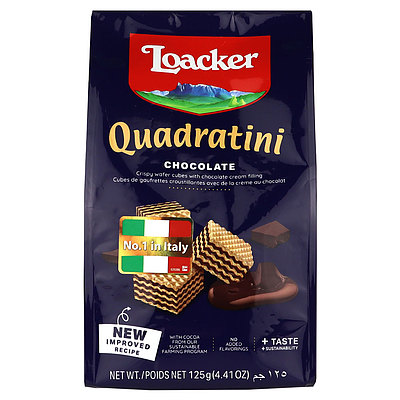 ロアカー クワドラティーニ チョコレート 125g