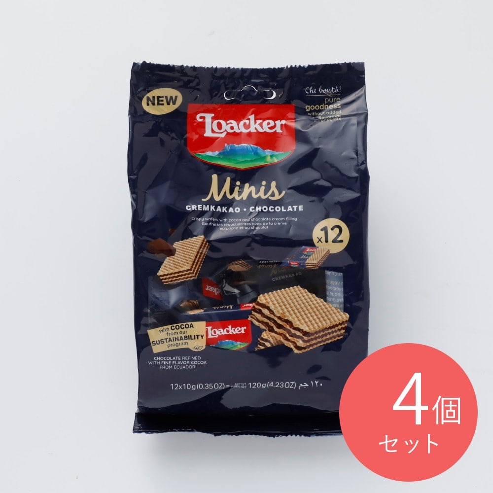 ロアカー ミニーズクリームカカオ 120g×4個