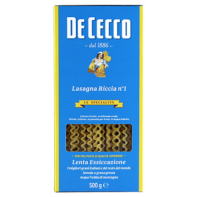 ディ・チェコ NO1ラザーニャ 500g