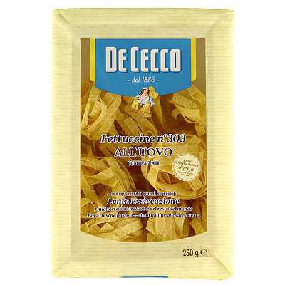 ディ・チェコ NO．303フェットゥチーネ 250G
