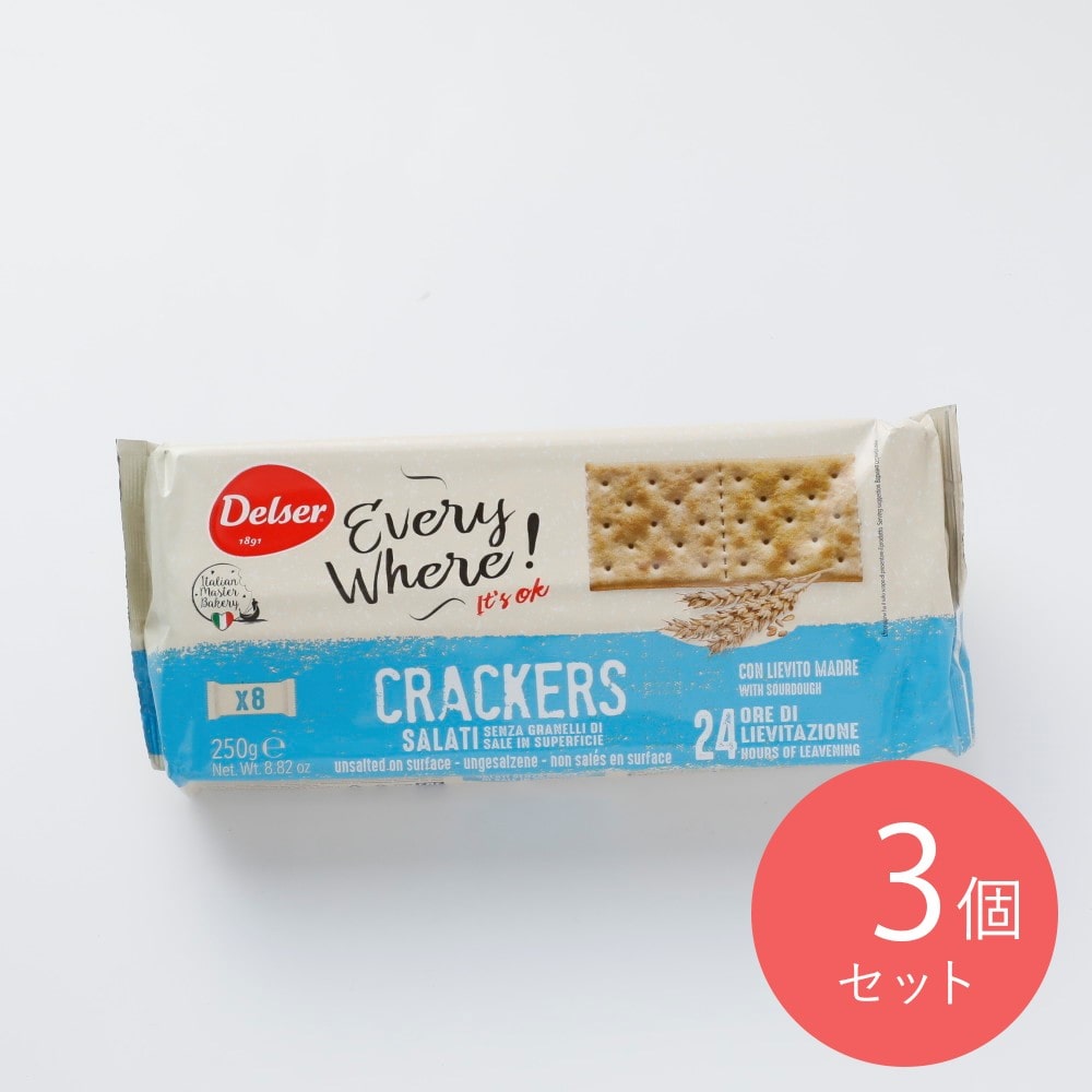 デルセール アンソルティンクラッカー 250g×3個