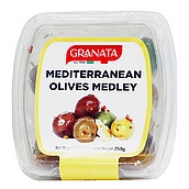 グラナタ 地中海風ミックスオリーブ（種あり） 250g