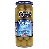 GOYA グリーンオリーブ減塩パプリカペースト詰め 固形量191g×3個