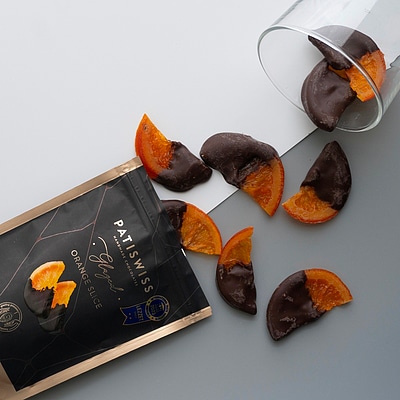 パティスイスオレンジダークチョコレート掛け80g