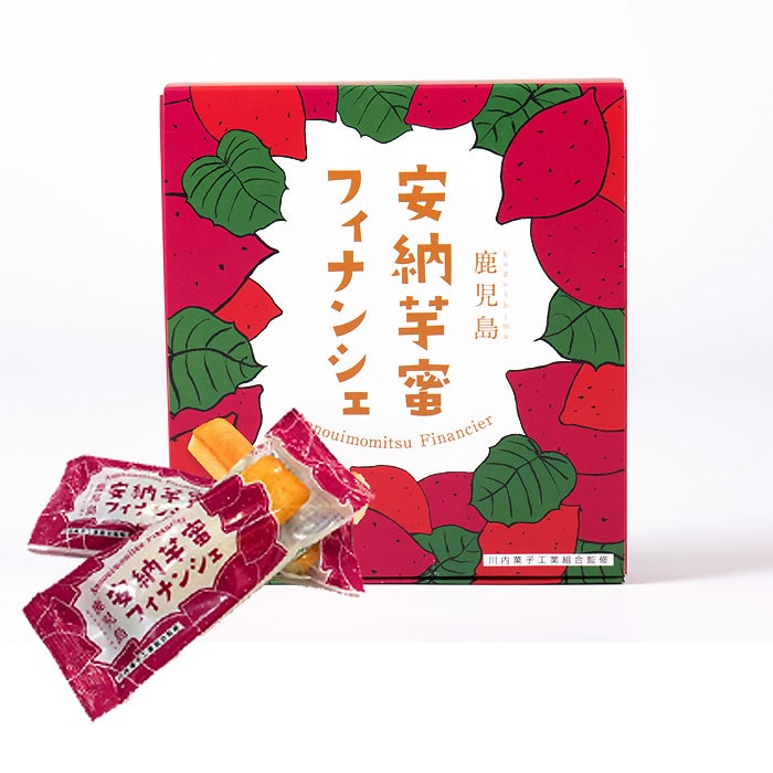 安納芋蜜フィナンシェ4個入×2箱「薩摩川内市観光物産協会」 宅配 2箱(計8本)