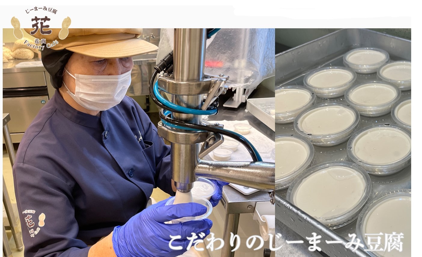 ピーナッツ豆腐80g×6個セット〔手搾り本造り!琉球王国の宮廷料理がルーツ〕「じーまーみ豆腐専門店 花商」★空輸商品 送料無料 即日配送 空輸