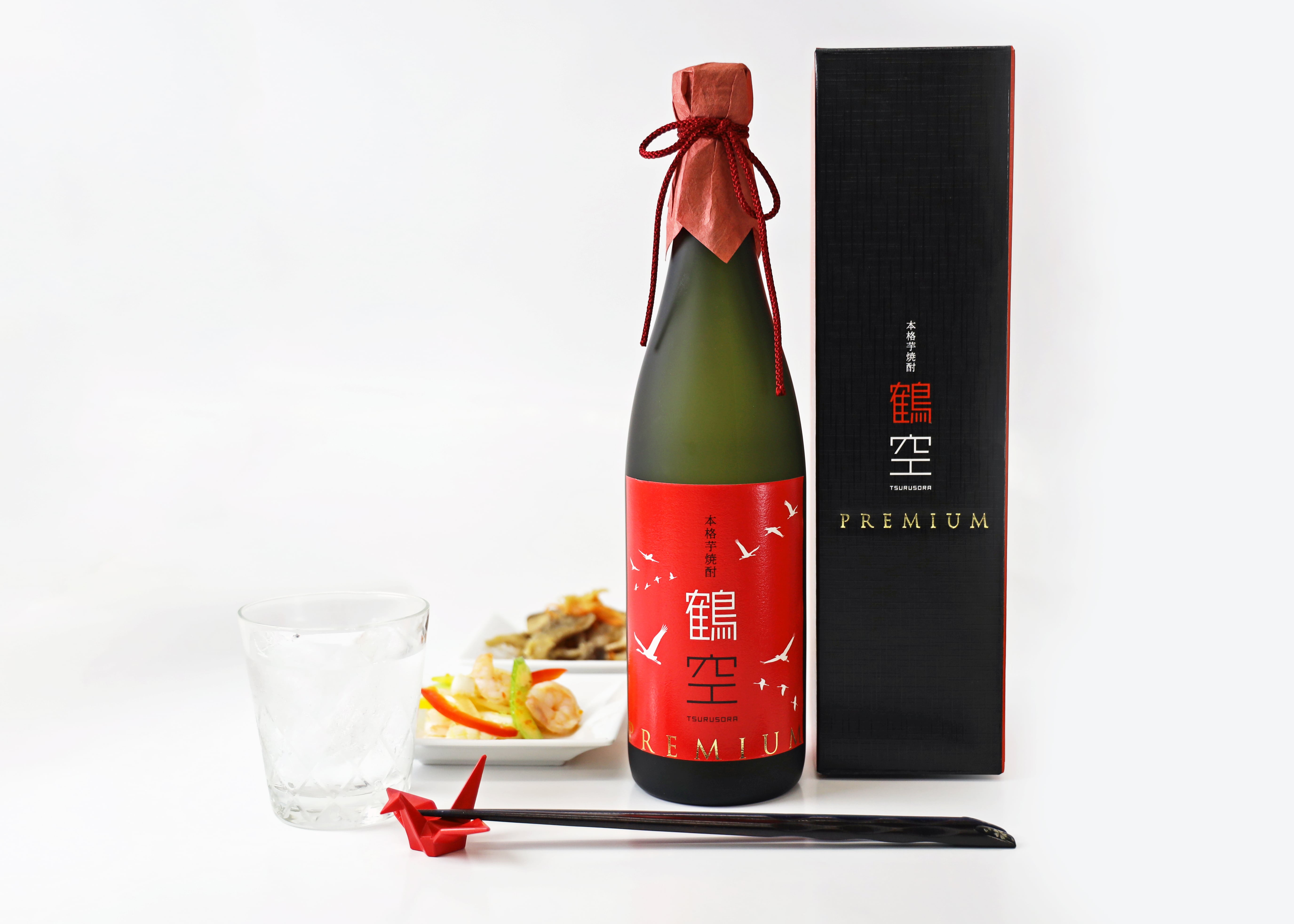 【IWSC2025金賞受賞】本格芋焼酎「鶴空PREMIUM」 35度 720ml【芋焼酎】「JAL Agriport」送料込み 宅配