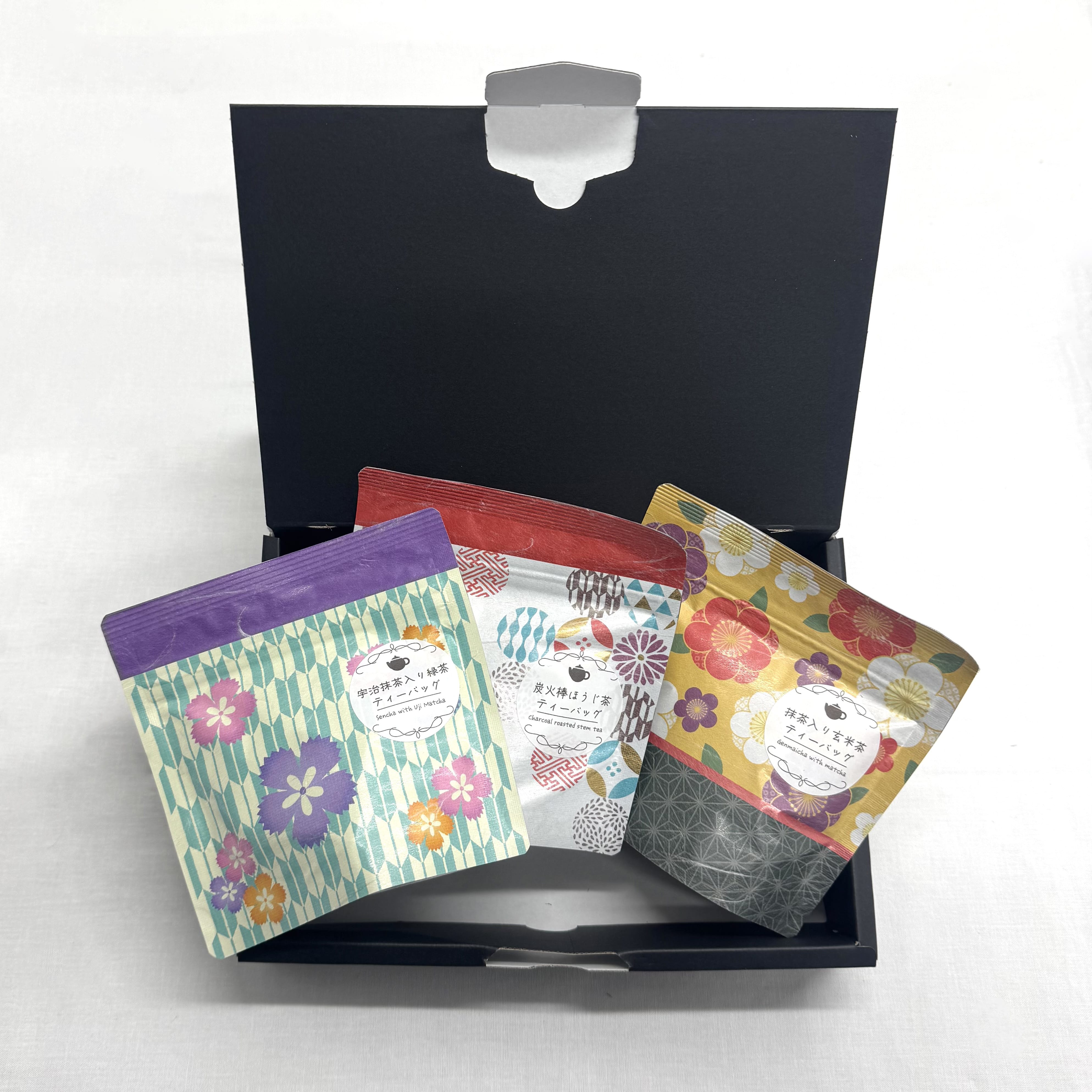 和柄ティーバッグアソート(緑茶・ほうじ茶・玄米茶)【京都ちきりや】 宅配