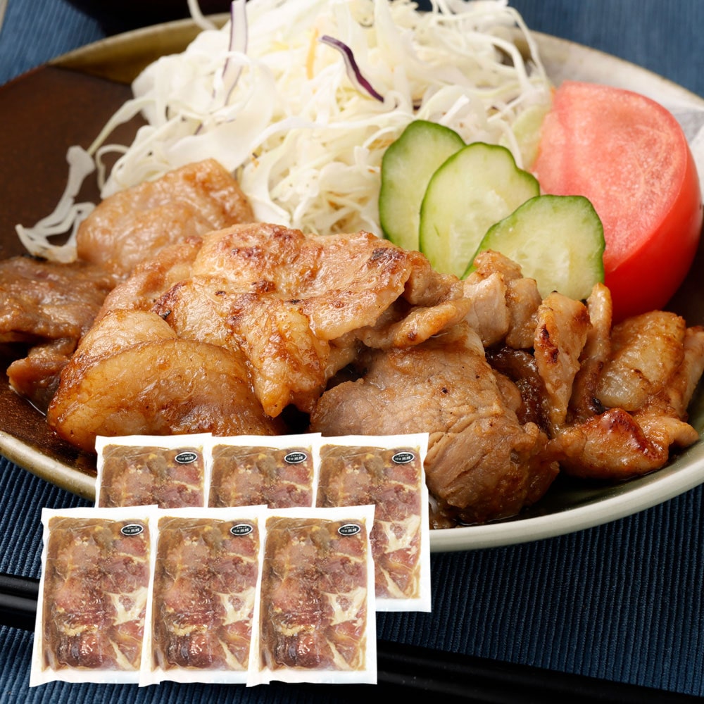 鹿児島県産黒豚ウデ肉味噌漬け×6袋「薩摩川内市観光物産協会」 宅配 6袋(1,680g)