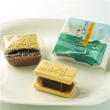 手作り最中 あんバターサンド6個入〔化粧箱入り〕至福の味わい 大人気・香川の行列名店「夢菓房たから」