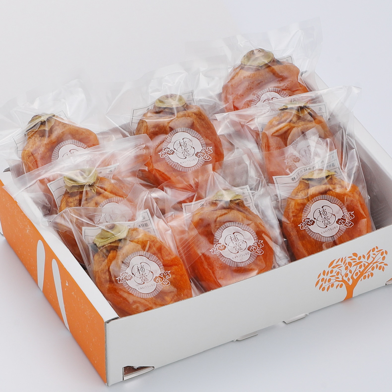 【予約・12月発送】島根県産西条柿の干し柿 50g8玉入り 柿農家が一つ一つ思いを込めて作ったセミドライタイプ「柿壺」