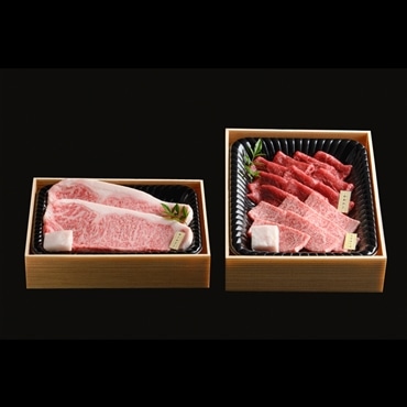ふらの和牛焼肉・ステーキセット800g「谷口ファーム」〔JALオリジナル〕農林水産大臣賞受賞！口溶けの良い霜降り！産直お取り寄せ　送料無料
