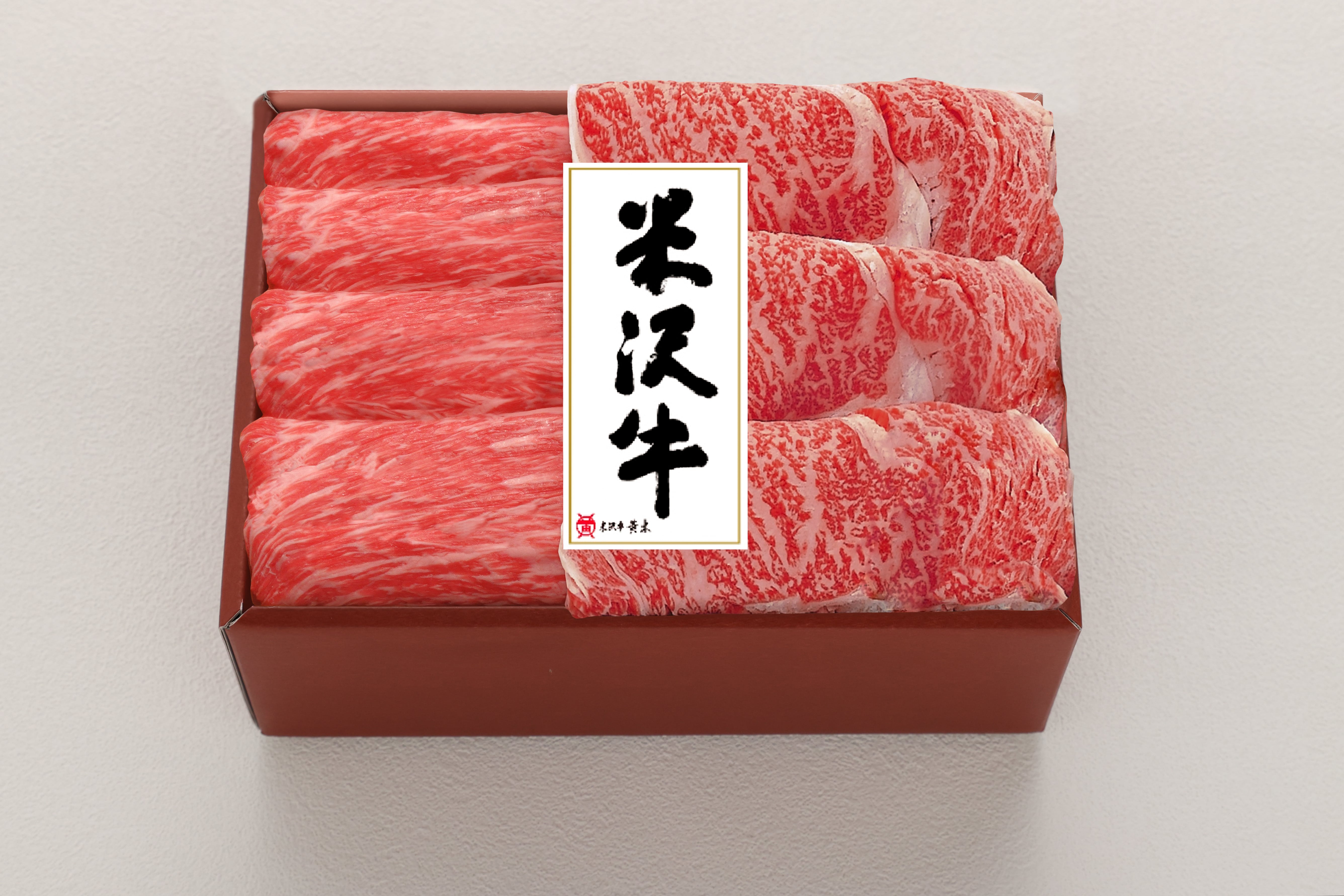 米沢牛すき焼用〔ロース200g、モモ200g〕ロースと赤身の食べ比べ!「米沢牛黄木」