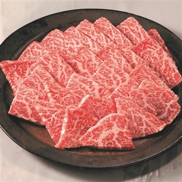 佐賀牛モモ焼肉用300g きめ細かな豊潤な風味漂うサシ入り 中山畜産〔唐川牧場〕「株式会社上場食肉」