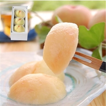 清水白桃 3玉《超特級 光センサー厳選》「桃茂実苑(ともみえん)」