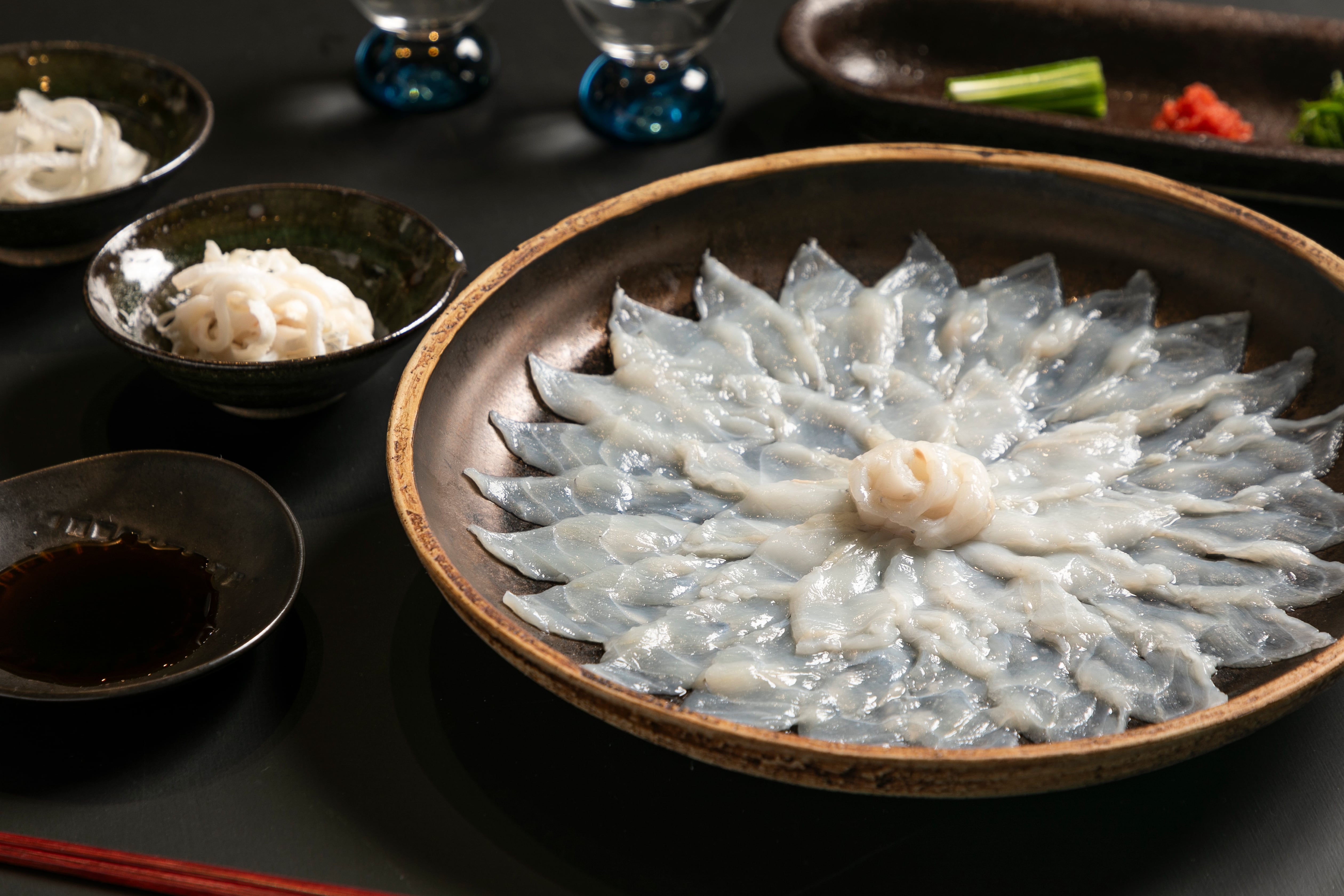 とらとらふぐのてっさ（大皿）「株式会社FUKUNOTANE」