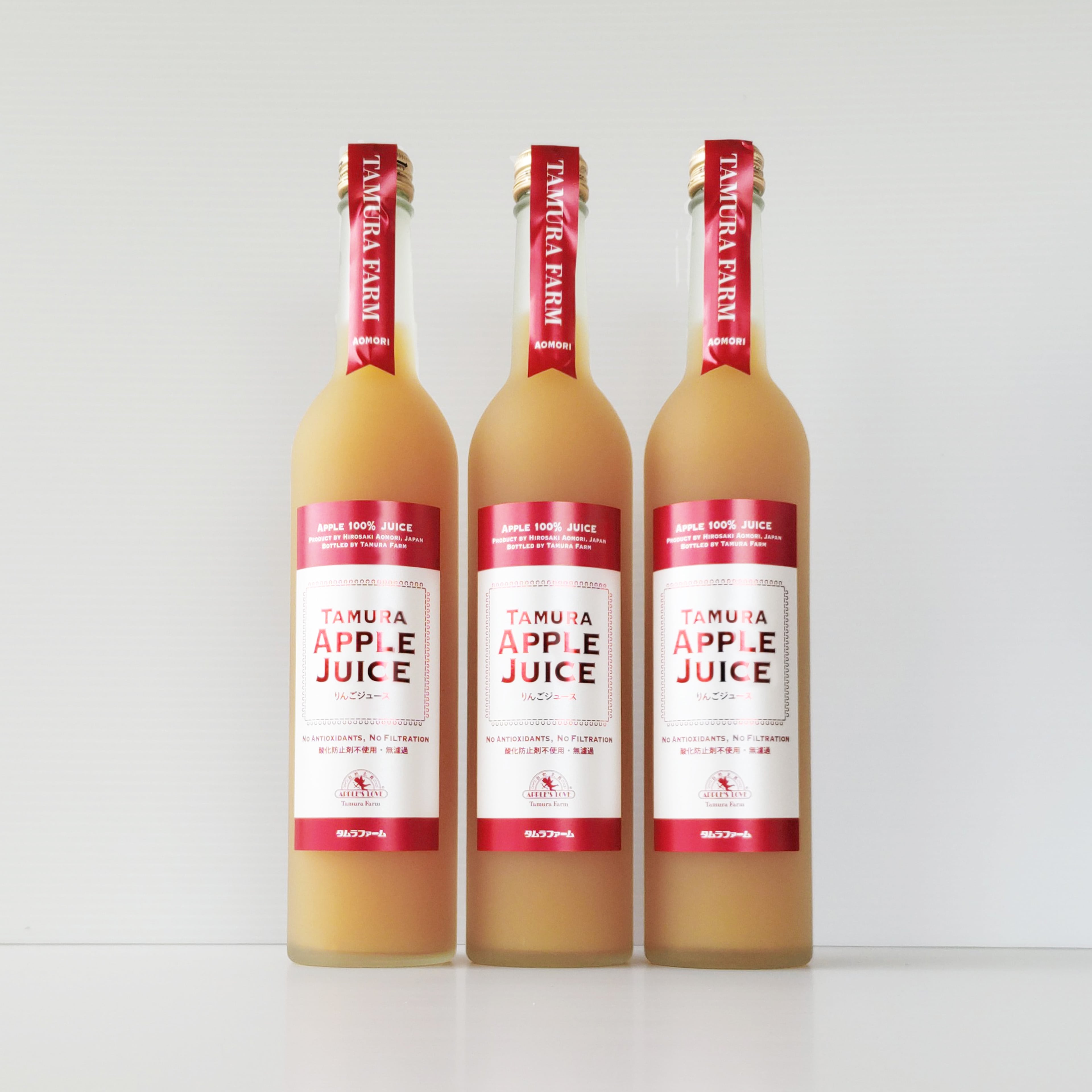 プレミアムりんごジュース3本詰【化粧箱入】〔タムラファーム株式会社〕