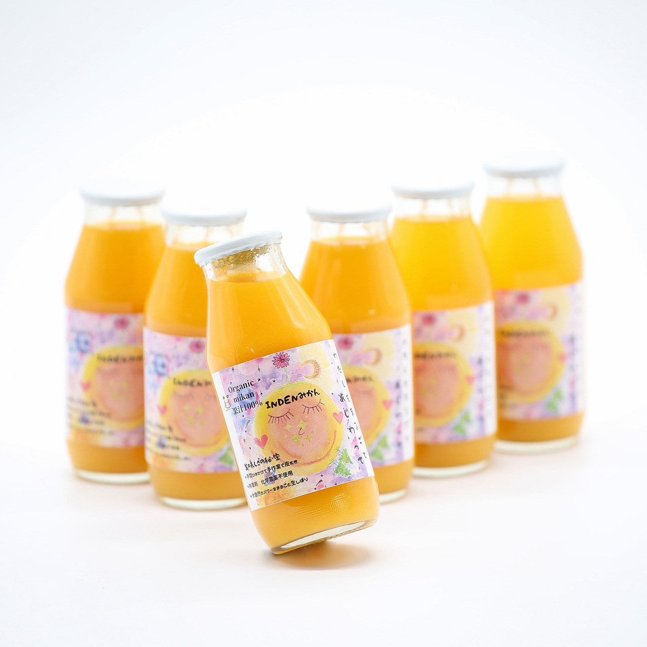 プレミアム上質ブレンド　ストレートみかんジュース　小瓶6本セット〔INDENファーム株式会社〕