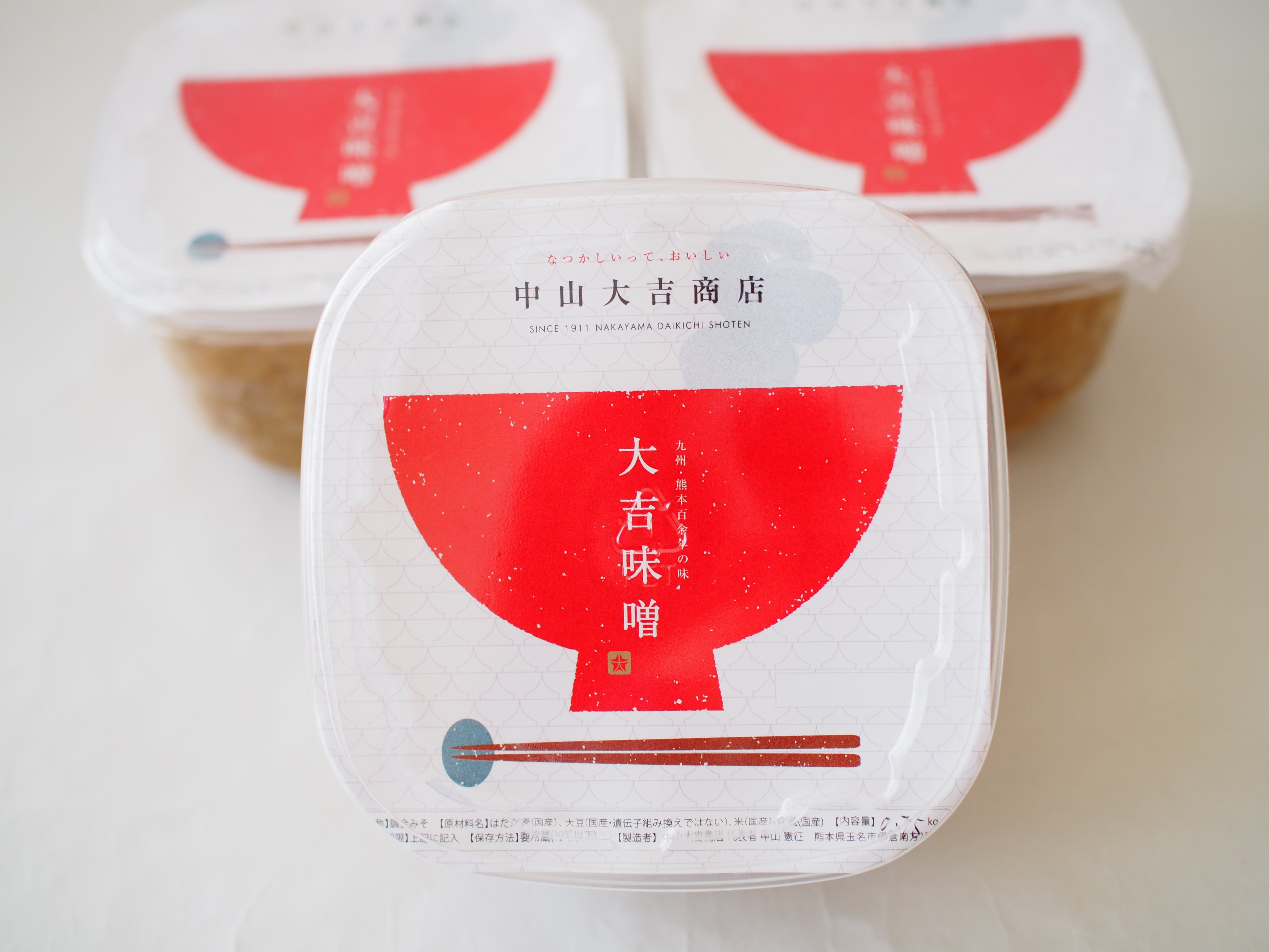 熊本県産合わせ味噌　大吉みそ「中山大吉商店」 無添加 送料込み