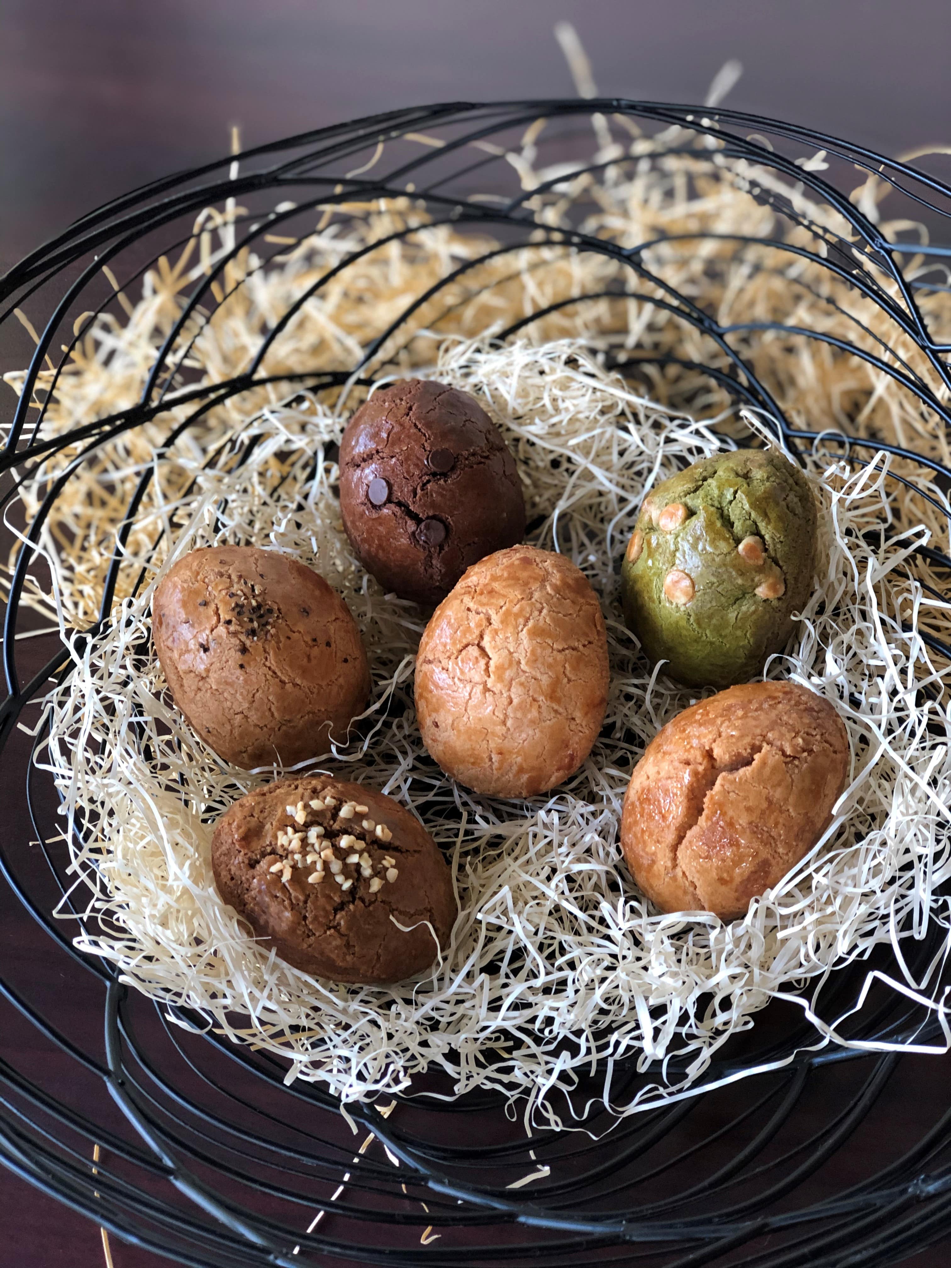 <冷凍便>宮崎県カフェ・トリエステ特製チーズまんじゅう”チーズたまご”Trieste 10個入り１箱[カフェ・トリエステ]