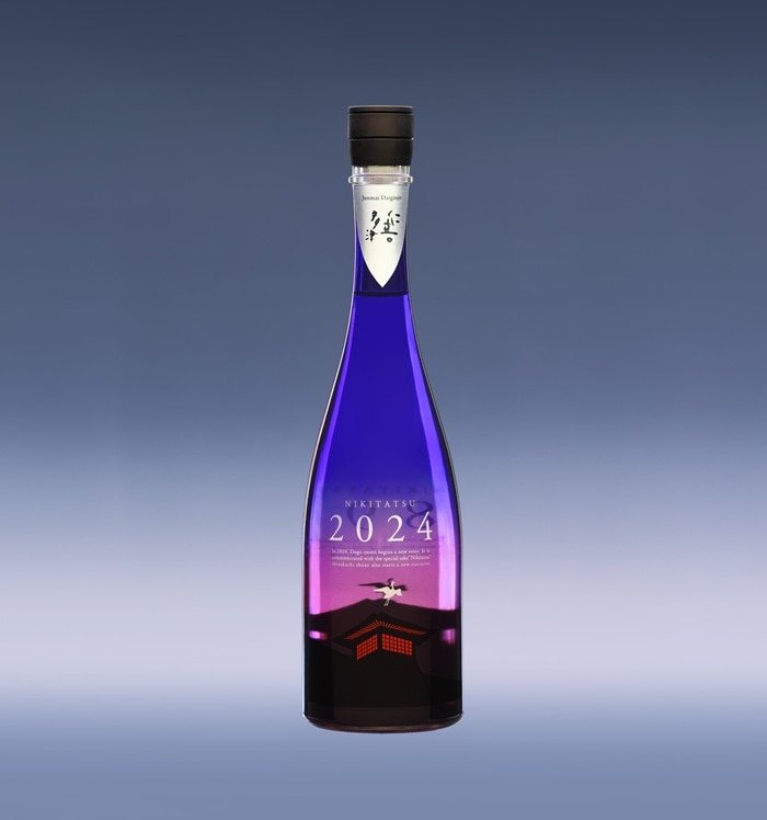 2024年7月11日の「道後温泉本館全面営業再開」を記念し誕生した 道後の酒蔵　水口酒造の限定酒。水口酒造　NIKITATSU2024　仁喜多津　純米大吟醸酒　720ml［水口酒造株式会社］