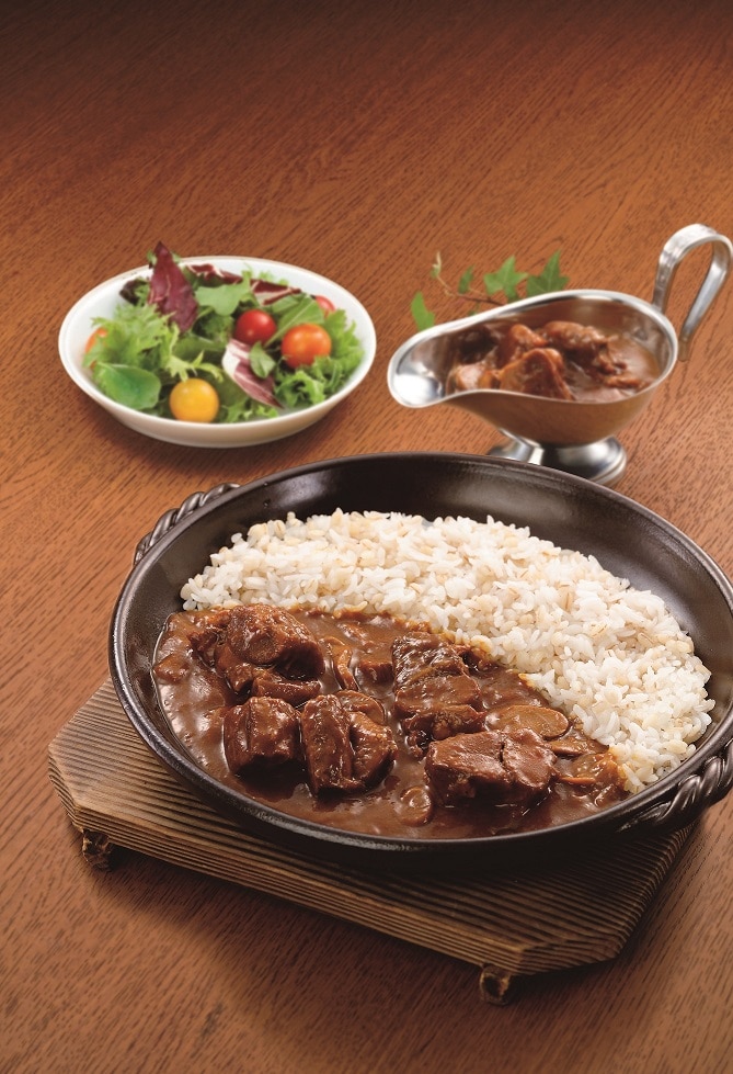 大きな牛たんカレーセット［株式会社利久］