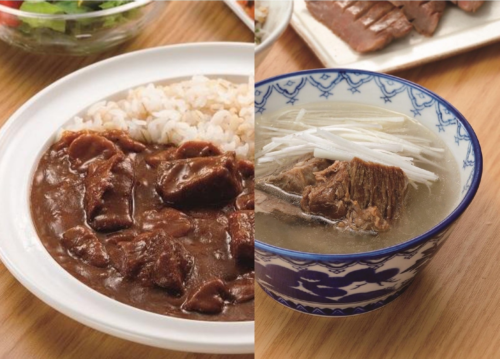 牛たんカレーとテールスープセット［株式会社利久］