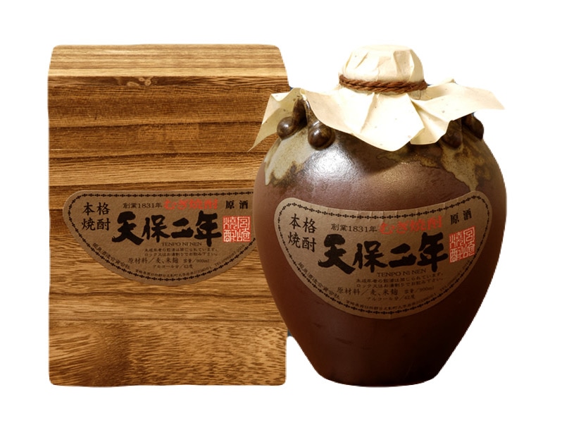 本格麦焼酎　天保二年原酒甕壷　42度　900ｍｌ[姫泉酒造合資会社]