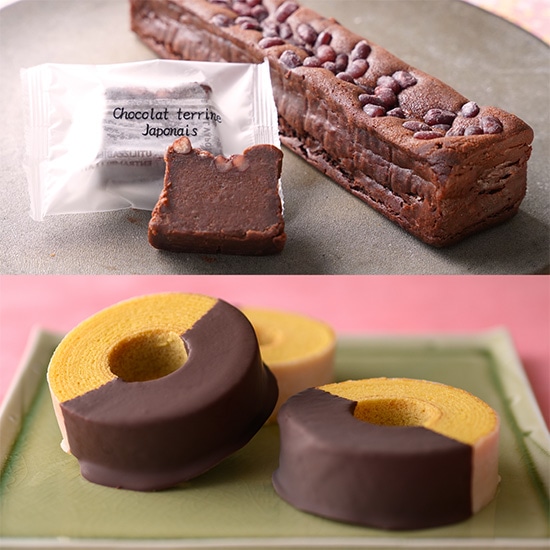 [JALオリジナル] ショコラテリーヌとわさんぼんバウムセット★バレンタイン・ホワイトデーに！「夢菓房たから」