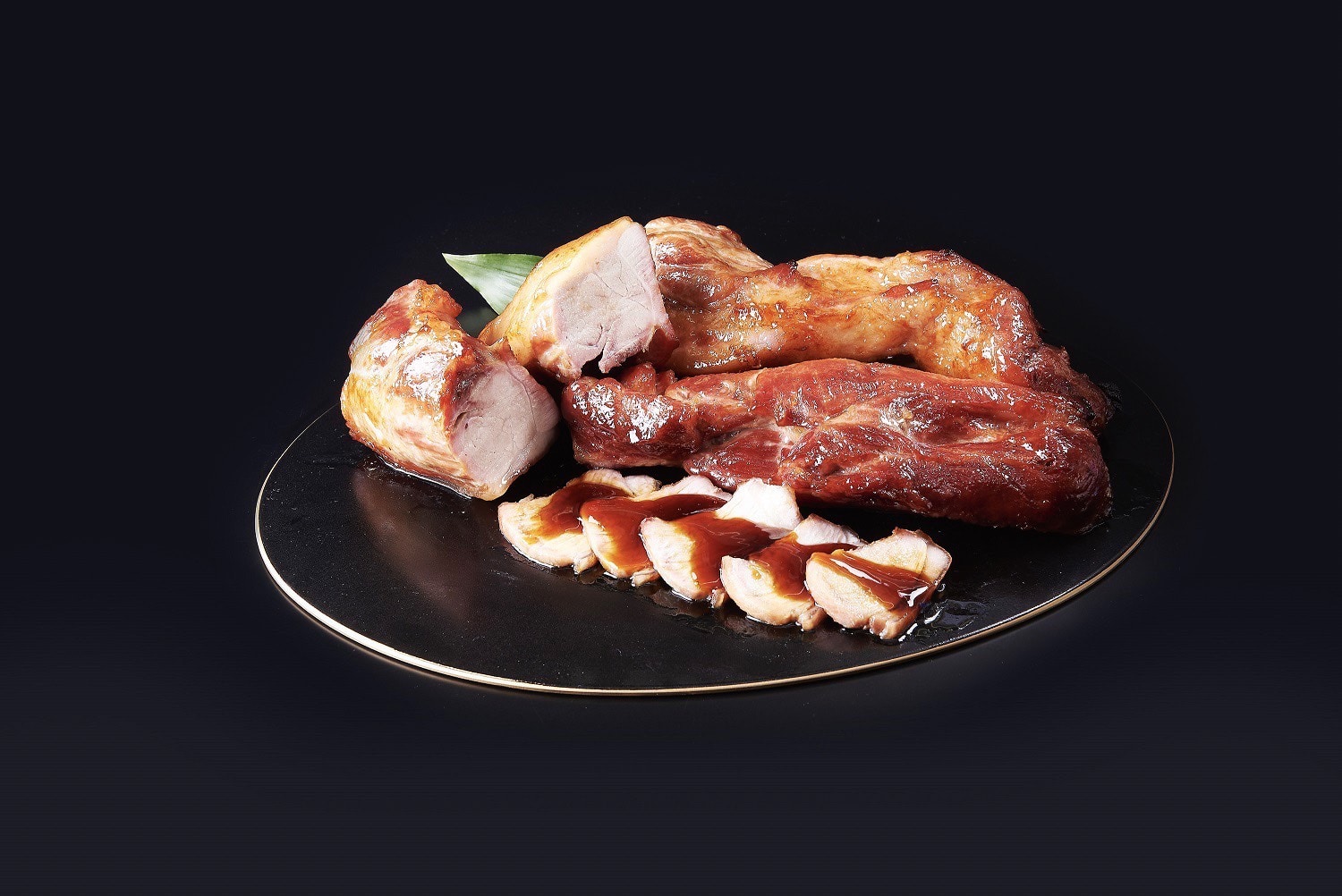 炭火焼　神戸ポーク肩ロース焼豚　送料無料[悠建商事株式会社]