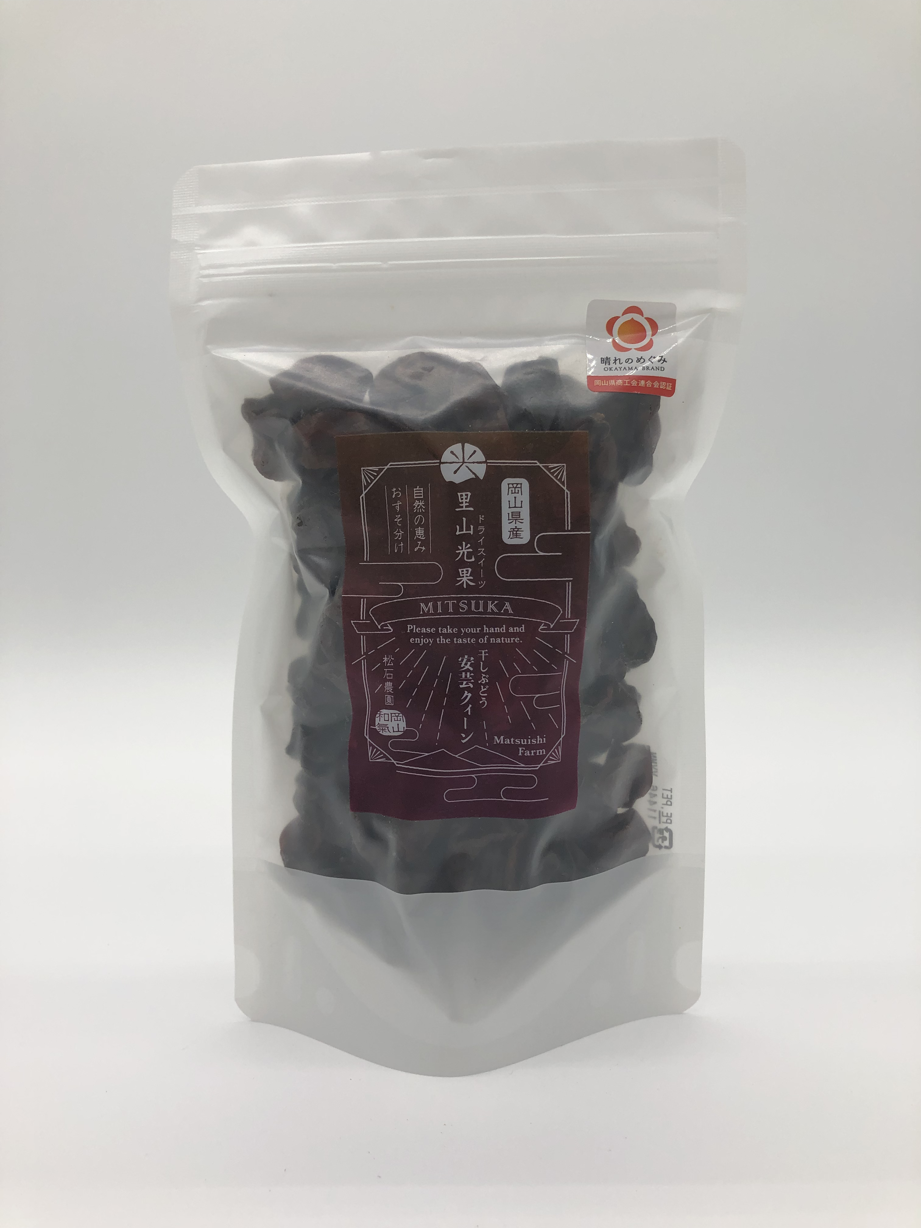 干しぶどう 安芸クイーン 240g×2袋 岡山県産［松石農園］