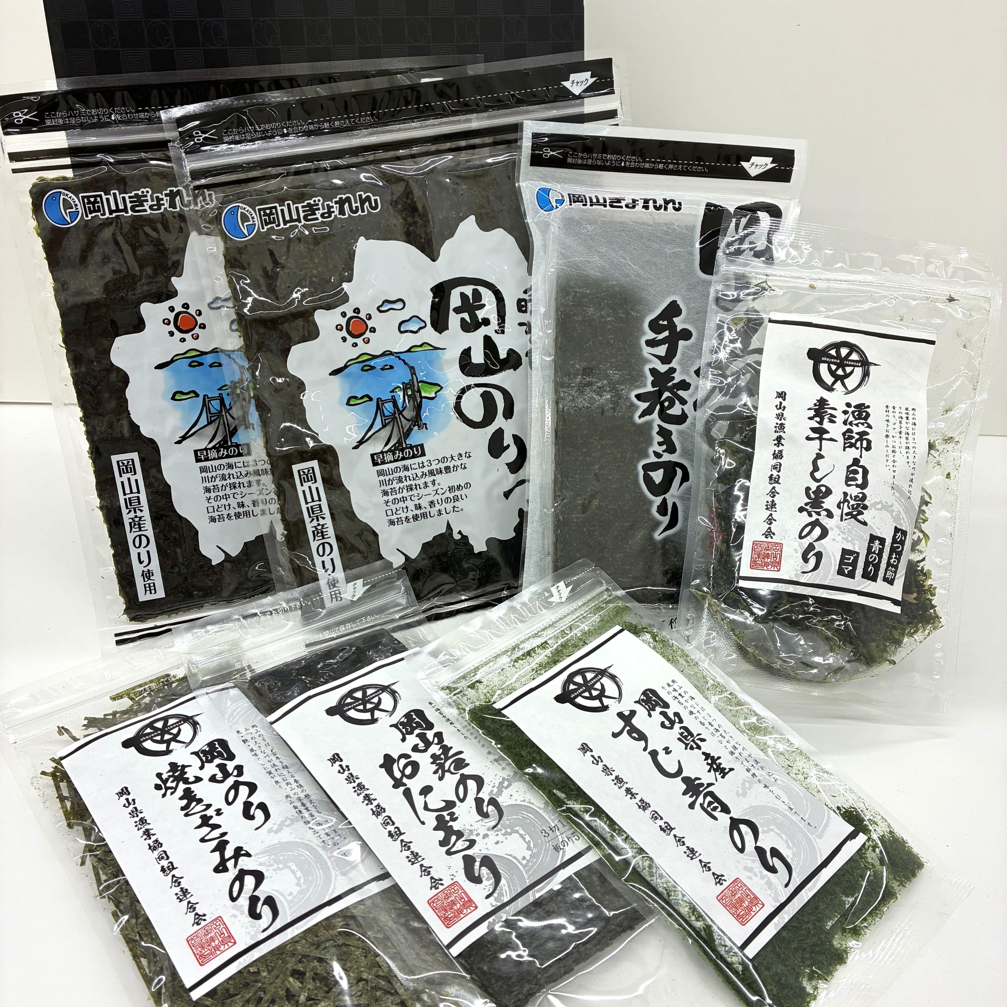 「料理用」岡山のりバラエティセット　[岡山県漁業協同組合連合会]